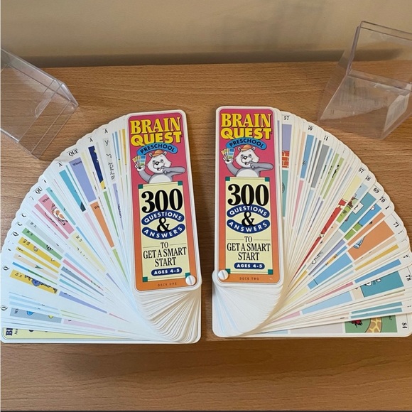 ❤️4 Brain Quest Q&A Decks and Math Flash Cards. Fun learning for kids - Picture 5 of 12